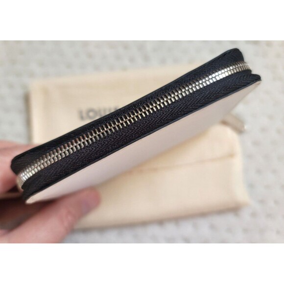 NEW LOUIS VUITTON M68859 WHITE EPI Zippy coin purse Wallet limited receipt - Picture 8 of 10